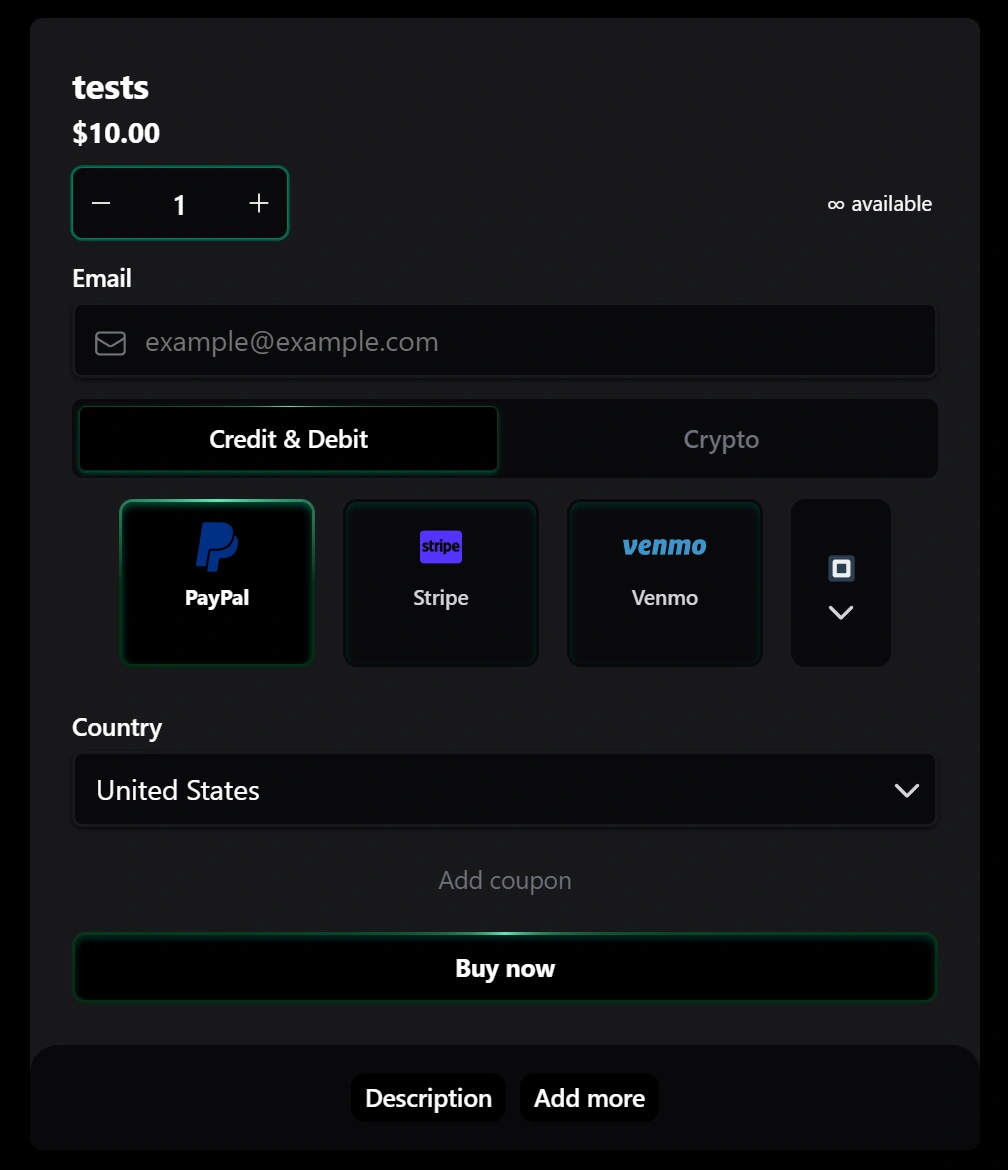Toggle Embed